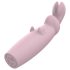 Nude Hazel - vibrator iepuraș cu clitoris reîncărcabil (mov)