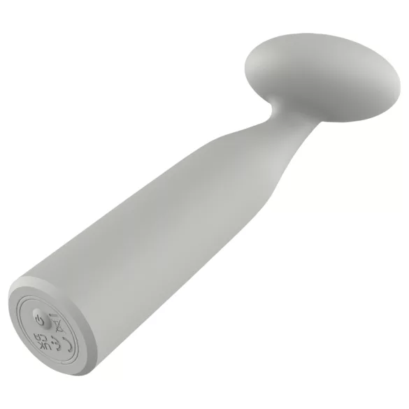 Nude Luna - mini vibrator tip wand reîncărcabil - gri