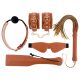Blaze Elite - Set BDSM 5 piese (cognac)