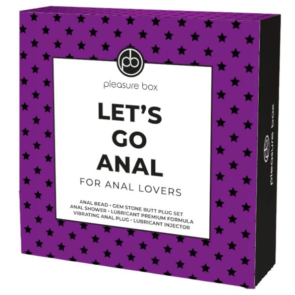 Pleasure Box Let's Go Anal - set complet pentru anal - 7 piese