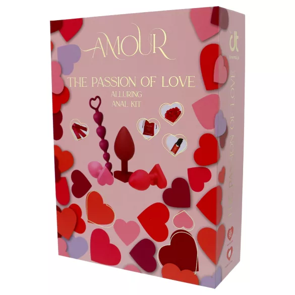 Dreamtoys Amour - set cadou pentru antrenament anal (roșu)