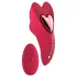 Dreamtoys Amour - set vibrator chiloți purtabil (roșu)