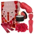 Dreamtoys Amour - set vibrator tip wand (roșu)