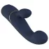 Goddess - vibrator pentru cuplu cu capăt mobil (albastru închis)