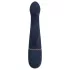 Goddess - vibrator pentru cuplu cu capăt mobil (albastru închis)