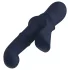 Zeița Iris - vibrator cu braț clitoridian cu mărgele (albastru)