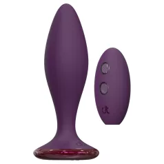 Glam - vibrator anal cu telecomandă (mov)