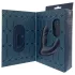 Dreamtoys Pulz - vibrator anal cu mișcare de împingere și telecomandă (albastru)