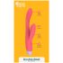 Dreamtoys - Vibrator dublu pentru punctul G și clitoris - roșu