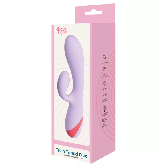 Dreamtoys Love Signal - vibrator cu braț pentru clitoris (mov)