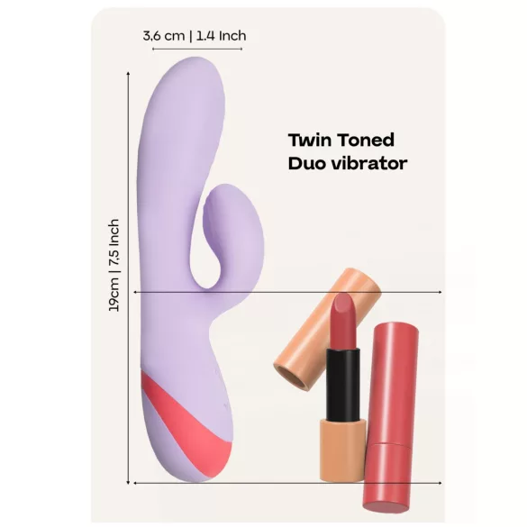 Dreamtoys Love Signal - vibrator cu braț pentru clitoris (mov)