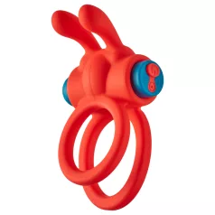Dreamtoys Love Signal - inel penian vibrator (roșu)