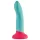Dreamtoys Love Signal - dildo mic din silicon bicolor (albastru)