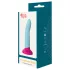 Dreamtoys Love Signal - dildo mic din silicon bicolor (albastru)