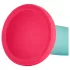 Dreamtoys Love Signal - dildo mic din silicon bicolor (albastru)