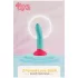 Dreamtoys Love Signal - dildo mic din silicon bicolor (albastru)