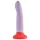 Dreamtoys Love Signal - dildo mare din silicon bicolor (mov)