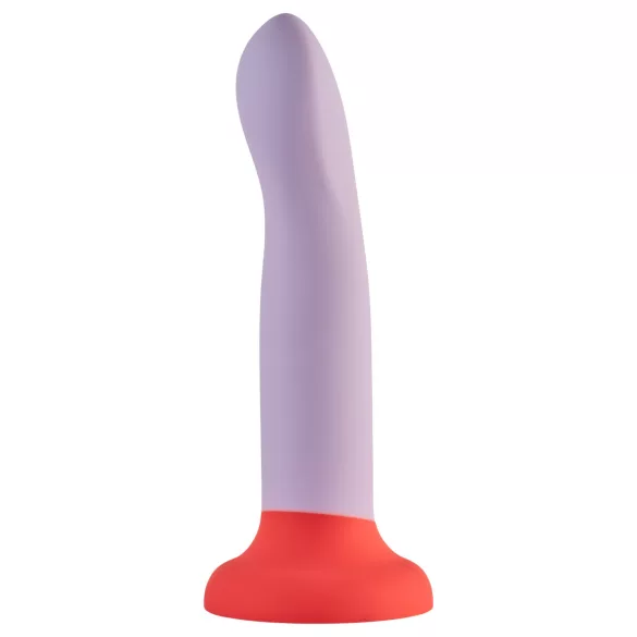 Dreamtoys Love Signal - dildo mare din silicon bicolor (mov)