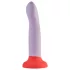 Dreamtoys Love Signal - dildo mare din silicon bicolor (mov)