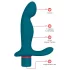 Dreamtoys Love Signal - vibrator pentru masaj prostatic (turcoaz)