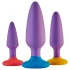Dreamtoys Love Signal - set de dopuri anale (mov)