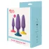 Dreamtoys Love Signal - set de dopuri anale (mov)