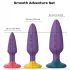Dreamtoys Love Signal - set de dopuri anale (mov)