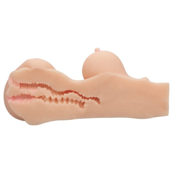 The Girl Next Door Annika - masturbator tip torzo - piele realistă