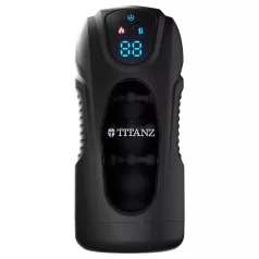  Titanz Ultimate Heat & Thrusting - masturbator automat (negru)