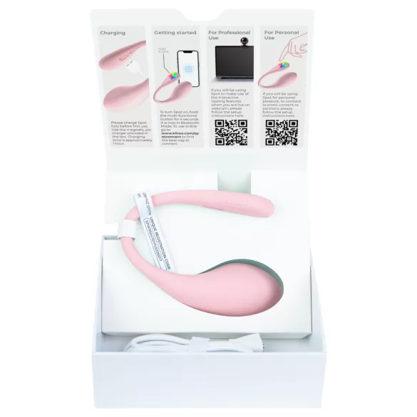 Kiiroo - Ou vibratoriu - stimulare intensă - roz