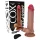 Kiotos Cox Power - dildo vibrator cu funcție de ejaculare și telecomandă (culoare naturală)