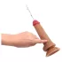 Kiotos Cox Power - dildo vibrator cu funcție de ejaculare și telecomandă (culoare naturală)