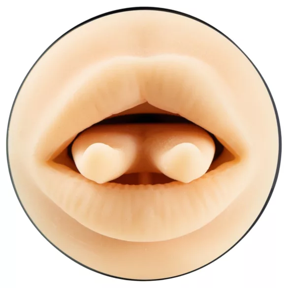 Kiiroo Feel Leigh Raven - vagină artificială cu limbă tăiată (natural)