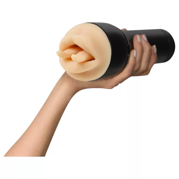 Kiiroo Feel Leigh Raven - vagină artificială cu limbă tăiată (natural)
