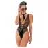 Zôf Police Desire - costum de polițistă cu body transparent (negru) - L/XL
