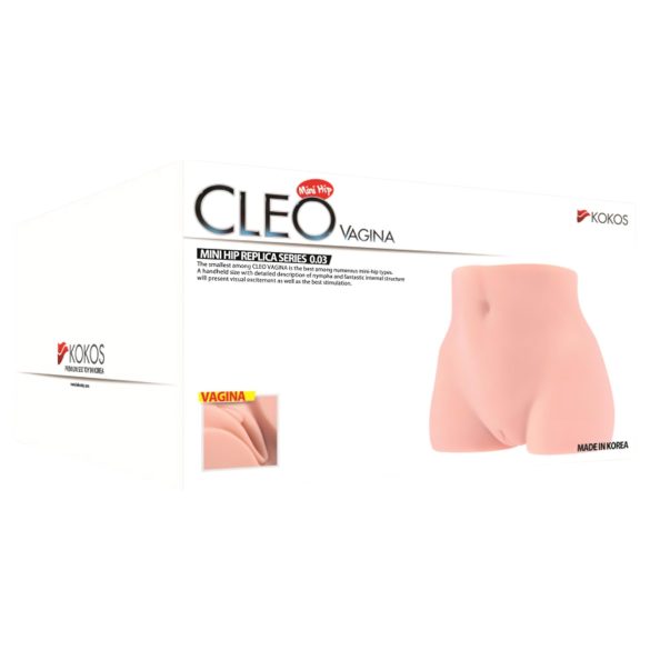 Kokos Cleo - vagin realist tip torzo - silicon culoare natur