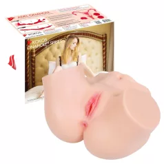 Kokos Adel Onahole - torzo masturbator realist (natur)