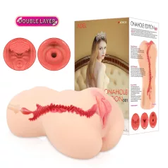   Kokos Onahole 001 XL - vaginǎ artificială realistă masturbator (culoare corporală)
