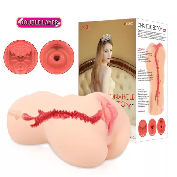 Kokos Onahole 001 XL - vaginǎ artificială realistă masturbator (culoare corporală)