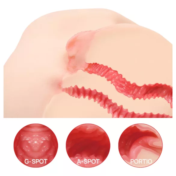 Kokos Vanilla 004 - masturbator tip torzo realist - silicon natur