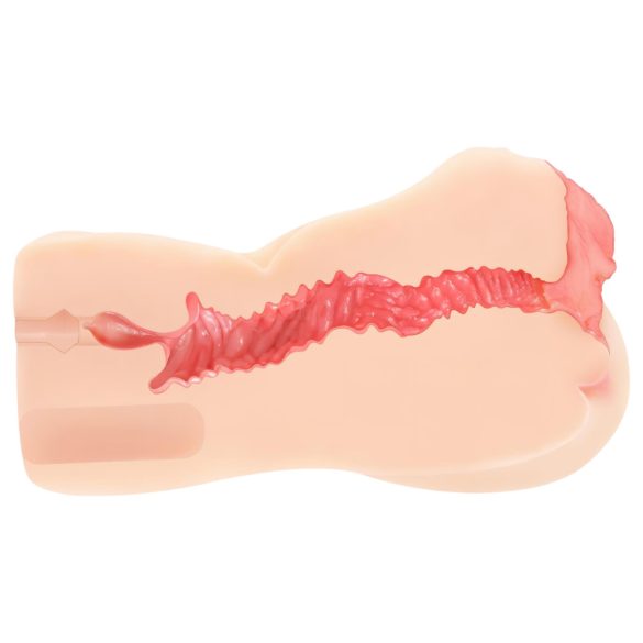 Kokos Onahole 004 - masturbator tip vagin dublu strat - silicon natur
