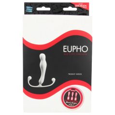 Aneros Eupho Trident - dildo pentru prostată - silicon alb