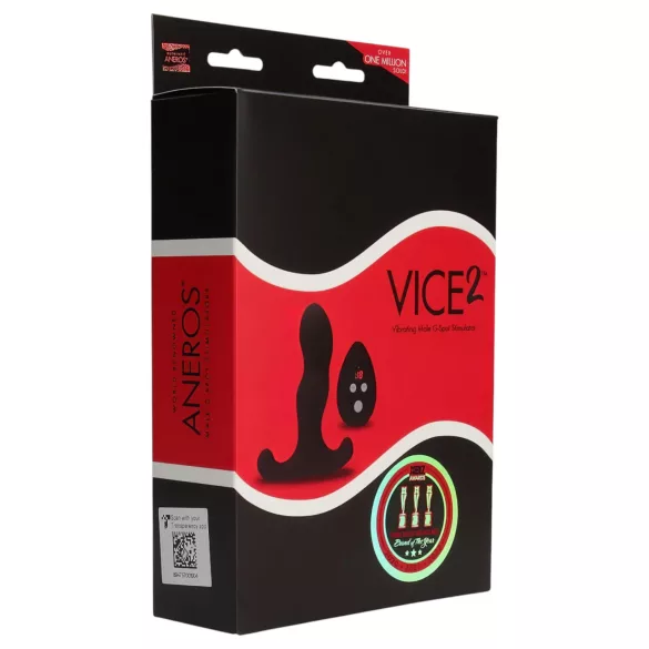 Aneros Vice 2 - Vibrator prostată și punct G - negru