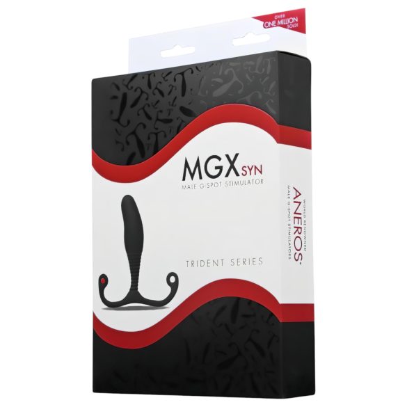 Aneros MGX Syn Trident - dildo pentru prostată (negru)