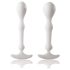 Set dildouri anale Aneros Peridise - alb, 2 piese
