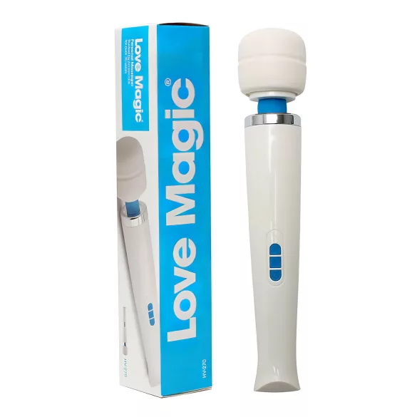 Love Magic Wand - vibrator masaj reîncărcabil - alb