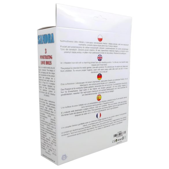 Sandra - păpușă gonflabilă erotică - silicon - 165 cm