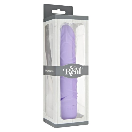 Classic Get Real - vibrator realist din silicon (violet)