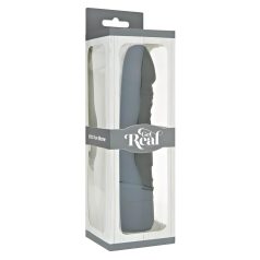 Classic Get Real - vibrator realist din silicon (negru)