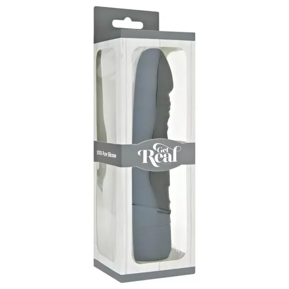 Classic Get Real - vibrator realist din silicon - negru